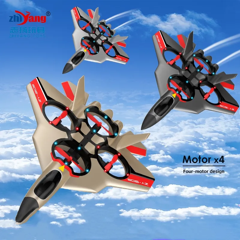 Custom Fashion Style Wholesale Multi Color LED Light Four Axis Aircraft Drone RC Airplane Helicopter