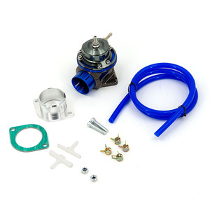 40MM yarış araba greddy FV stil BOV şamandıra valfi kapalı darbe vana yüzer vana mavi alüminyum anodik oksidasyon - Product Image 1