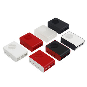 Caja de plástico de material ABS para carcasa de módulo de computadora Raspberry Pi 4B