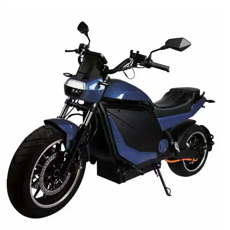 Eec sepeda motor listrik 5000w, sepeda motor listrik 110kmh kecepatan cepat baterai Lithium dapat dilepas 72v 50ah
