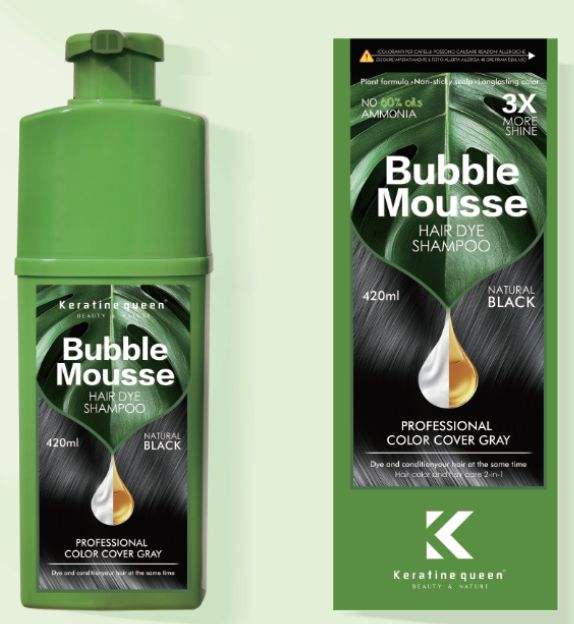 Natural Black Botanical Bubble Color Wash