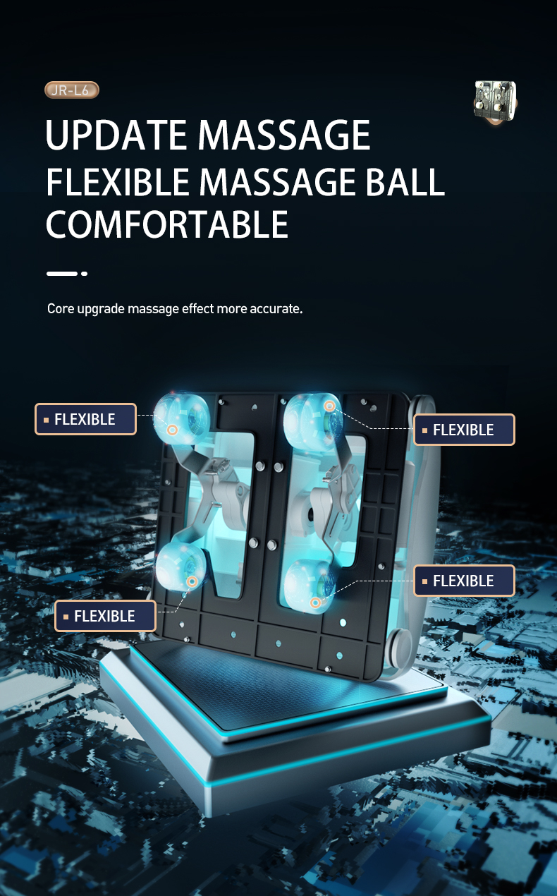 Jare L6 Wholesale Factory Price Luxury 4D Zero Gravity Shiatsu Roller Electric Kneading Back Heating Full Body Massage Chair
