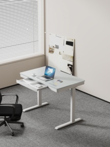 <strong>Basic</strong> Electric Height Adjustable Desk Table Office Home Gaming <strong>Computer</strong> Study Industrial Modern Single Motor - Product Image 4
