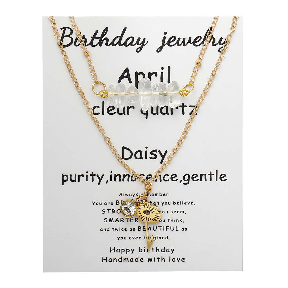 mix-April white crystal