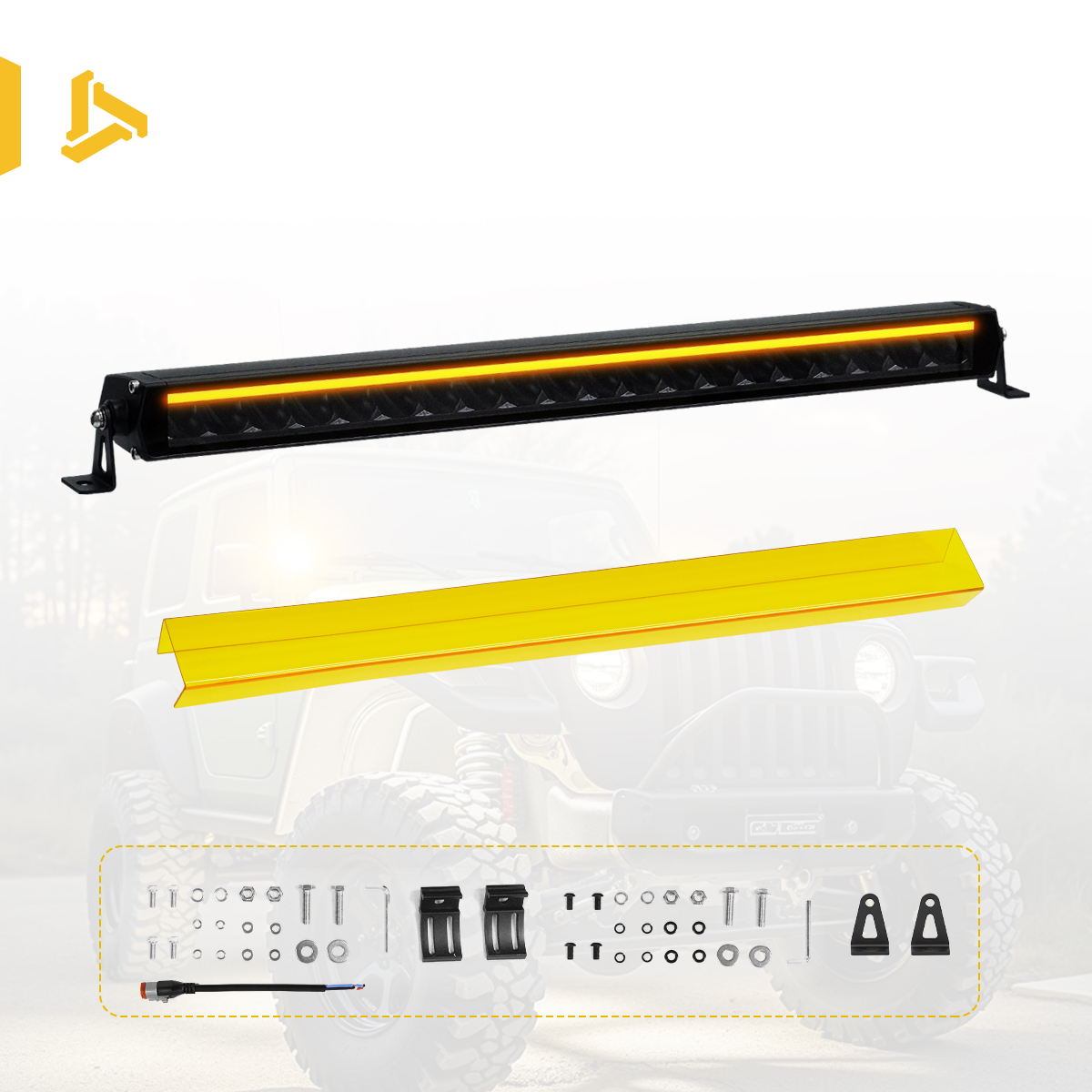 Kit de barre lumineuse (couvercle jaune)