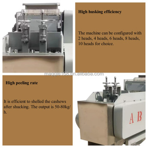 Máquina automática de procesamiento de anacardos de acero inoxidable, separador de núcleos de concha, máquina descascaradora de anacardos de Sudáfrica - Product Image 6