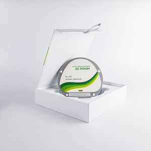 บล็อกเซรามิกเซอร์โคเนียหลายชั้น71มม. 3D ปริซึม,สำหรับเครื่องกัด AG Ceramil Millis - Product Image 2