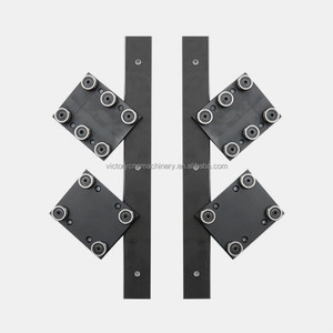 Deslizador de rodillo de Material de aleación de aluminio OSGR10 de 250mm de longitud, riel de guía silencioso, riel deslizante externo de doble eje, Riel de guía lineal - Product Image 4