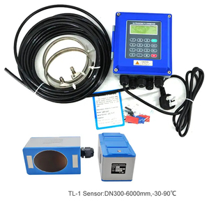 TUF-2000B Wall Mounted Water Flow Meter Transducer TS-2/TM-1-HT Optional SD Storage Clamp <strong>Sensor</strong> Liquid Ultrasonic <strong>Flowmeter</strong> - Product Image 5