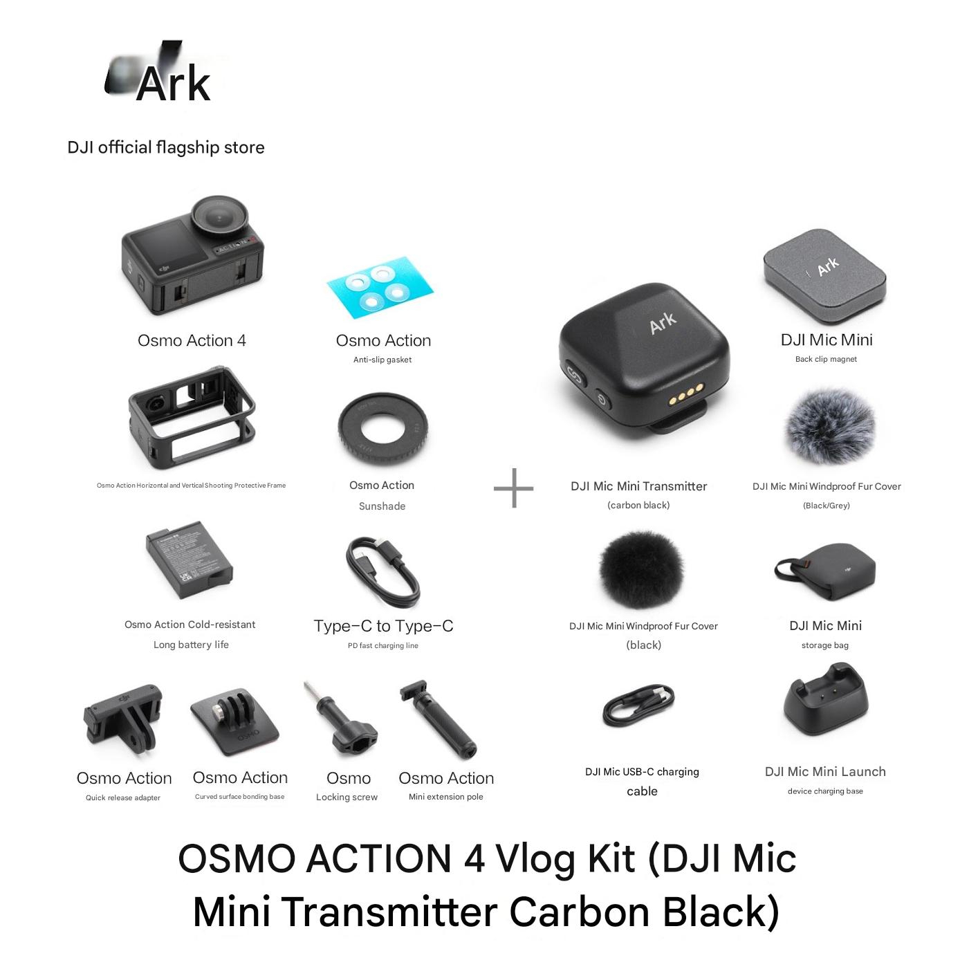 Vlog Kit (Mic Mini Transmitter Carbon Black)