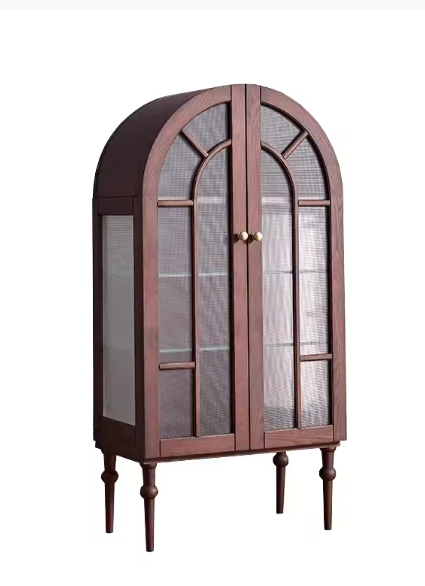 Color nogal oscuro (puerta de vitrina)