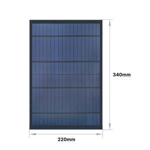 Trọng lượng nhẹ Durable 10 Wát Poly Pet panel năng lượng mặt trời cho các thiết bị di động - Product Image 2