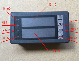 ディスプレイ入力パラメーターディスプレイボード機能を備えたPLCは、D110.D114値をプログラミングしないテキストタッチスクリーンと同等です - Product Image 3