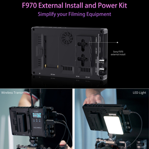 Feelworld s7 מצלמה צג עם hdmi קלט hdmi קלט hdmi מלא מסך HD