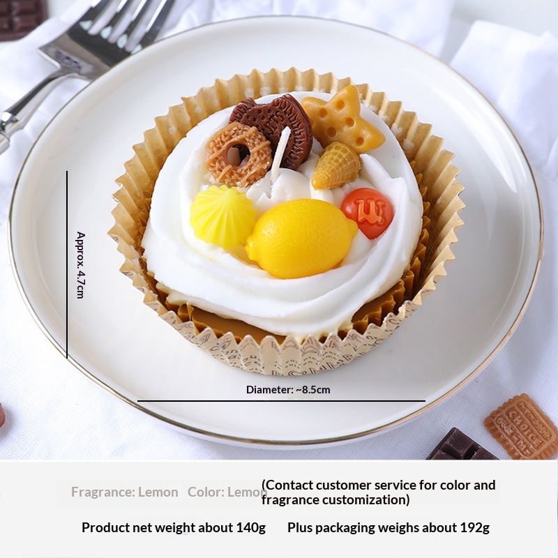 Paper cupcakes - Lemon