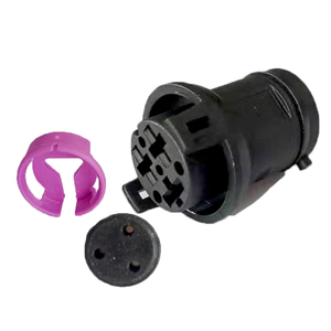 Motosiklet far kurbağa lamba HID LED adaptörü 6.3 serisi dairesel konnektörler Model 81397292 & 813972926 - Product Image 5