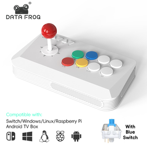 I dati più recenti FROG Y5A Arcade Stick Switch Windows supporto Wireless per Bluetooth 2.4G connessione cablata joystick Controller di gioco