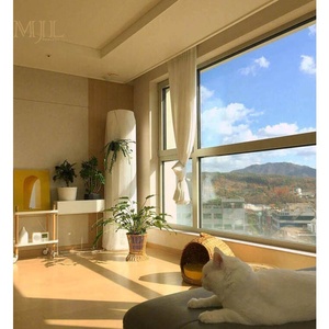 サッシ付きダブルロウアルミニウム窓高層パノラマ建物写真ガラス窓 - Product Image 2