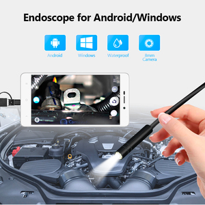 KERUIボアスコープ10Mミニカメラ3In1USB Type-C AndroidPC内視鏡カメラ7mmフレキシブル防水自動車修理検査 - Product Image 2