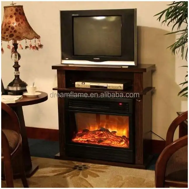 Kamin Chimenea TV-Ständer New Fashion Umweltschutz TV und Kamin TV-Schrank Wohnzimmer Möbel Kamin