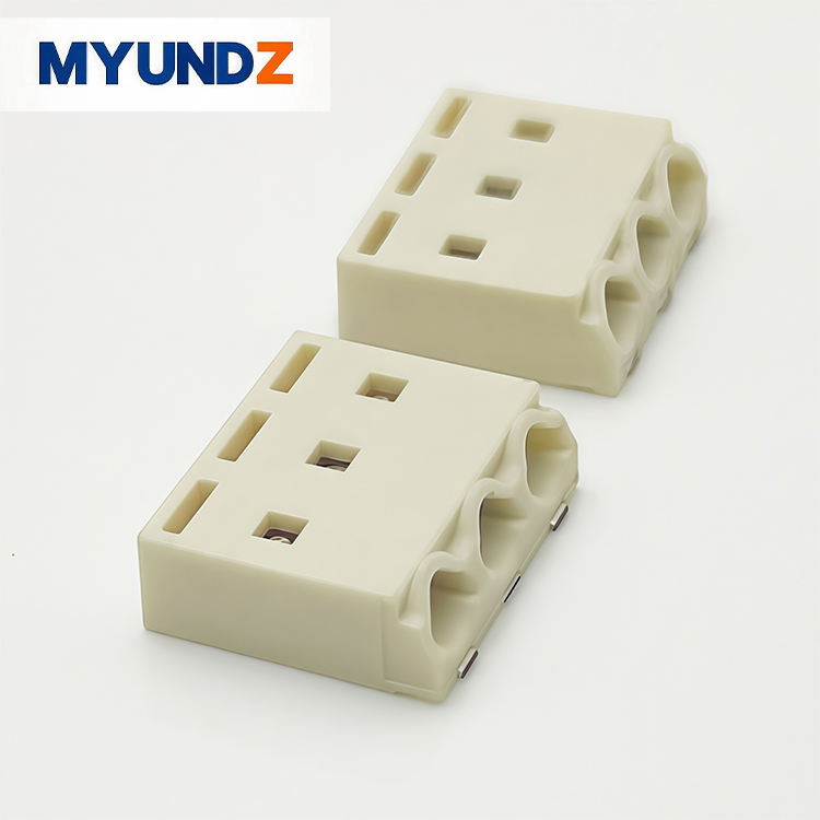 PCB Terminal Block Quick Connect Push-type LED Quick Connection Wire Connectors 2052-1P 2P 3P