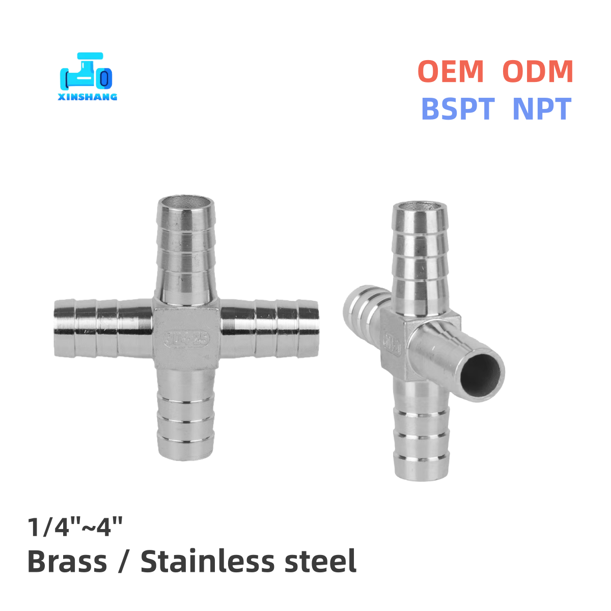SS Cross Type Barb