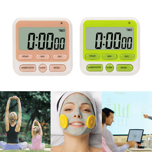 Timer da cucina con schermo digitale ampio Display Timer digitale cottura quadrata conto alla rovescia sveglia orologio cronometro per dormire - Product Image 6