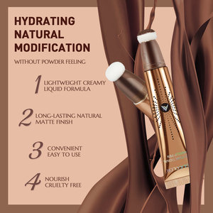 Làm cho logo của riêng bạn khuôn mặt tự nhiên trang điểm ấm Bronzer Kem má Highlighter điêu khắc Gậy đường viền thanh - Product Image 2