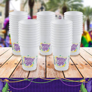 ถ้วยพลาสติกมาร์ดิกราส์แบบใช้แล้วทิ้ง,ถ้วยพลาสติกเหมาะสำหรับงานปาร์ตี้ของเด็กงานเฉลิมฉลองตามเทศกาลต่างๆการชุมนุมในฤดูร้อน - Product Image 3