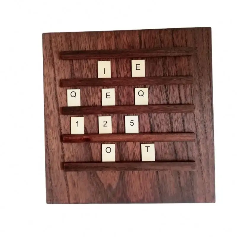 Lettere di legno bacheca di lettere piastrelle di legno con lettere in legno 3d lettera finestra di messaggio in legno