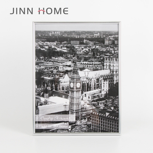 Hot Selling A4 <strong>11x17</strong> 12x16 Silver Metal Aluminum Photo <strong>Frame</strong> Customized Silk Screen Rectangular Home Decorative Use Iron - Product Image 2