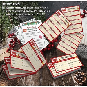 เกมสำหรับครอบครัวแบบทดสอบแบบทดสอบแบบทดสอบแบบทดสอบความบาดหมางกันในเทศกาลคริสต์มาส - Product Image 3
