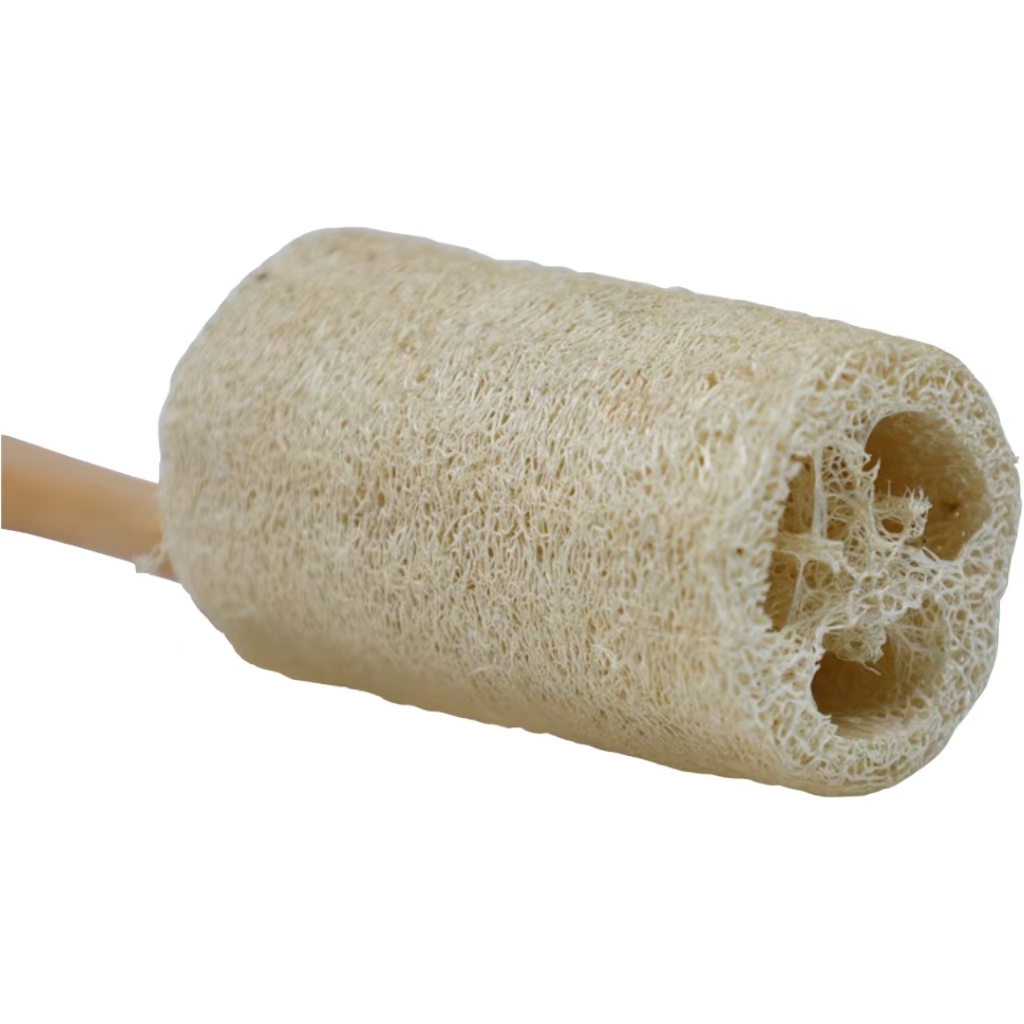 Hard loofah original color bath brush