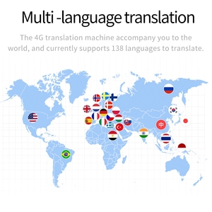 Z6 138 <strong>Languages</strong> Translating <strong>Machine</strong> 3.1 Inch Screen 4G Version Business Travel Smart Voice Translator - Product Image 2