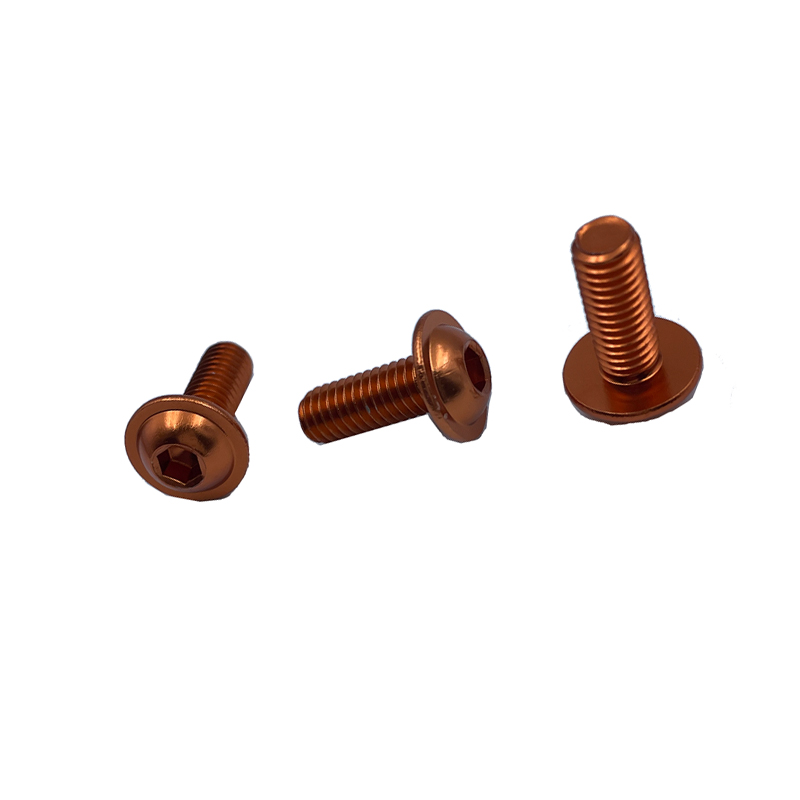 Orange Anodized Screw