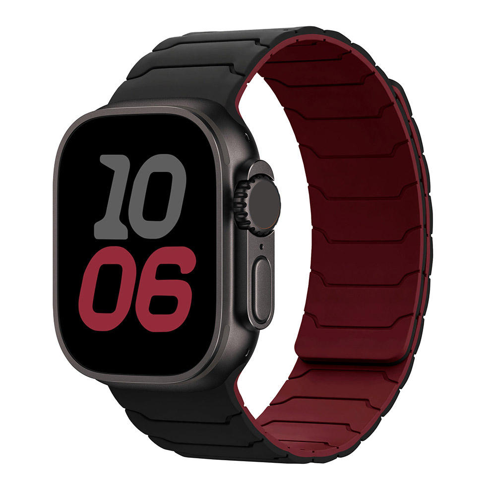 9#Black/Wine Red