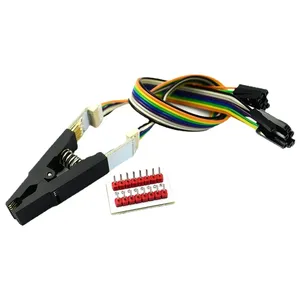 Programador Clip de prueba SOP8 Clip BIOS de ocho pines Cuerpo ancho y estrecho Clip universal de 8 pines Clip adaptador IC Socket Burning chip clip - Product Image 2