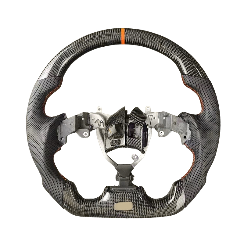 Orange alignment mark+carbon fiber+perforated leat
