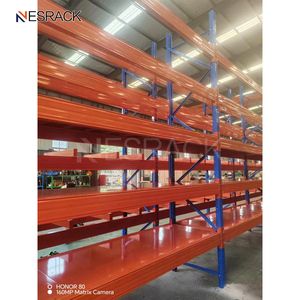 Scaffali di stoccaggio in metallo industriale sistemi di costruzione rivestiti per scaffalature Pallet e scaffali di stoccaggio - Product Image 4
