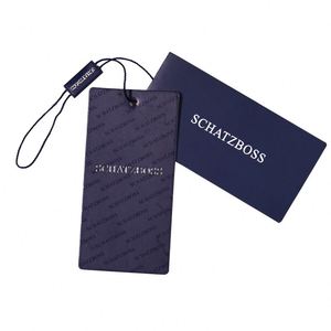 Etiqueta con logotipo personalizado, etiqueta colgante, cadena, etiqueta para ropa, papel para ropa, zapatos, etiquetas para bolsas con forma de etiqueta para ropa, en relieve, negro y dorado