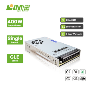 محول طاقة GLE-400S-48V من التيار المتردد إلى التيار المستمر، 110 فولت/230 فولت تيار متردد إلى تيار مستمر، 400 واط، 48 فولت، مخرج واحد، كفاءة 88%، محول تبديل للأجهزة الصوتية - Product Image 1