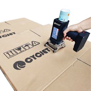 Big Format Single Color Dod Hoch auflösende Tinte Jet Karton Box Aufkleber Charge Chargen nummer Datums codierer - Product Image 1