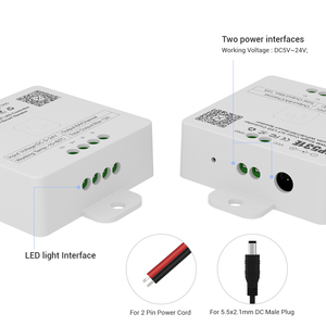 Одноцветный светодиодный контроллер SP631E SP636E BT APP 2,4G RF Control SPI PWM 1 канал светодиодная лента диммер 6A DC 5V 12V 24V - Product Image 3