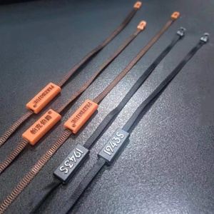 Embossed Logo Hangtag <strong>String</strong> Plastic Hang <strong>Tags</strong> Seal <strong>Strings</strong> <strong>Custom</strong> Hang <strong>Tag</strong> Seal Rope - Product Image 5