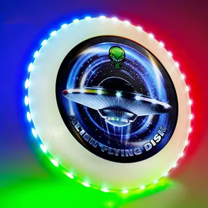 38 LED uçan Disk açık spor oyunları için 12 aydınlatma modları ile LED ışık renkli yanıp sönen Disk gece oyun ve arka bahçesinde eğlenceli - Product Image 5