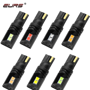 T10 LED 3030 4SMD Bulbs LED ampuller 194 168 Canbus hata ücretsiz otomatik lamba 12V 6000K beyaz kırmızı sarı mavi ucuz T10 işık - Product Image 6