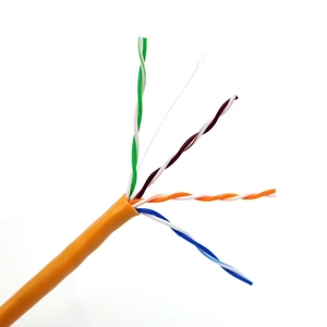 屋内非シールドツイストペアCat5ネットワークケーブル300M305M 500M 24AWG 26AWG 4prs UTP Cat5eカラーコードLANケーブル - Product Image 1