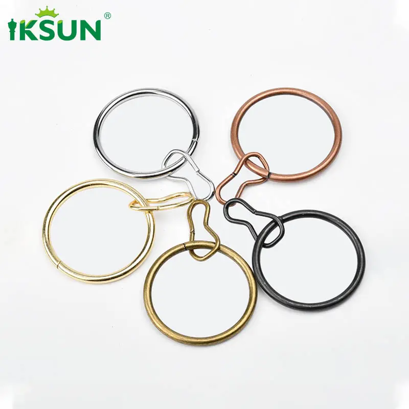 Joser 35mm 0.5mm 0.6mm 0.8mm 1.0mm metal decorative curtain clips iron curtain rings