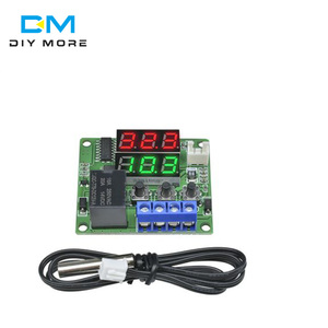 W1219 LED Dual Digital Tube Thermostat Relay Output 12V <strong>NTC</strong> Multifunction Cycle Timer <strong>Control</strong> Relay Module - Product Image 1