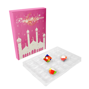 Karton Advent takvim çocuklar için ramazan hediye tatil ev dekorasyon cami sahne seti takvimi varış kutuları çocuklar için şeker hediye - Product Image 4